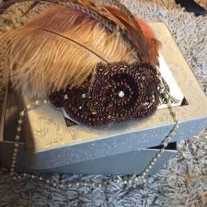 Feather hair clip